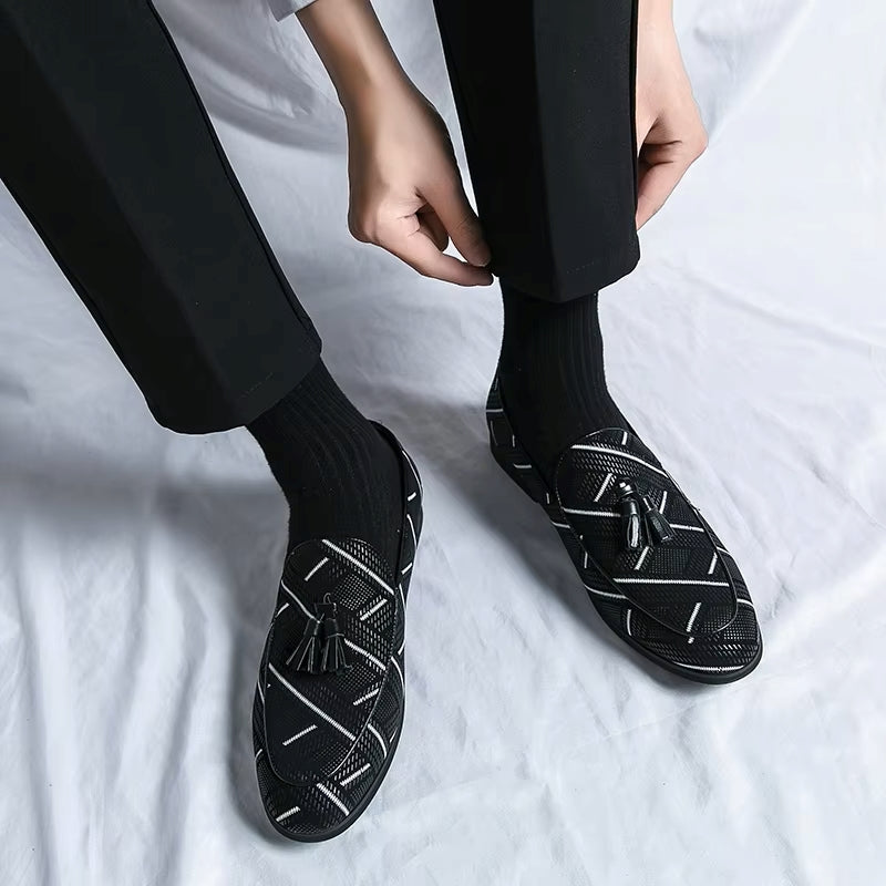 Ingo |  Halbschuhe aus Leder im Retro-Stil