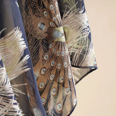 Bonnie - Vintage Kimono mit buntem Druck