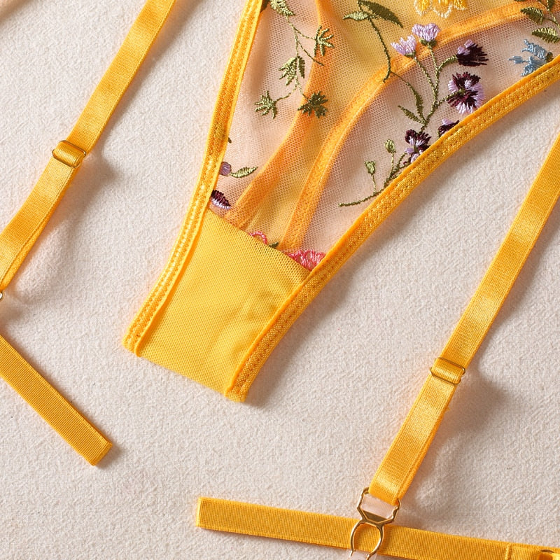 Margherita | Set di lingerie francese 3 pezzi