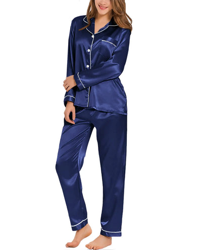 Morena - Satiniert Pyjama für Frauen