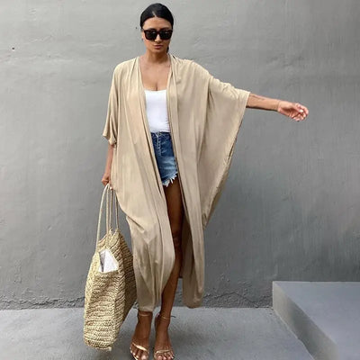 Nina - Vintage Kimono mit buntem Druck