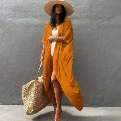 Nina - Vintage Kimono mit buntem Druck