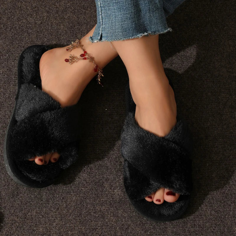 Jelena - Warme Winterpantoffeln