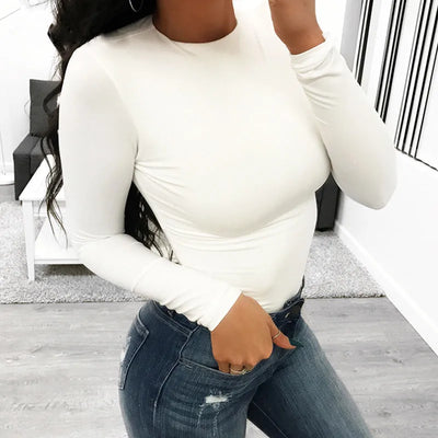 Valerie | Sexy Bodycon-Bodysuit mit langen Ärmeln – Stilvoll & Schlank