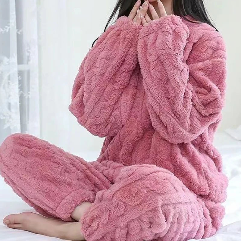 Elisa - Wolle Pyjama für Frauen
