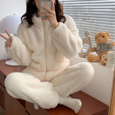 Ursula - Warm Wolle Pyjama für Frauen