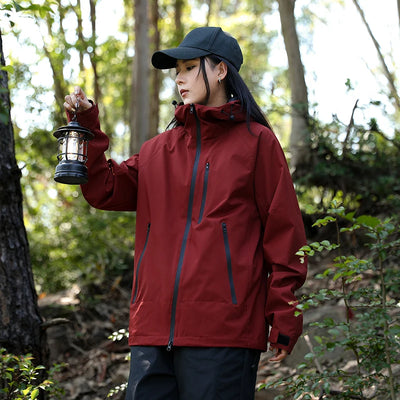 Gina - Lange wasserdichte Wanderjacke - Unisex