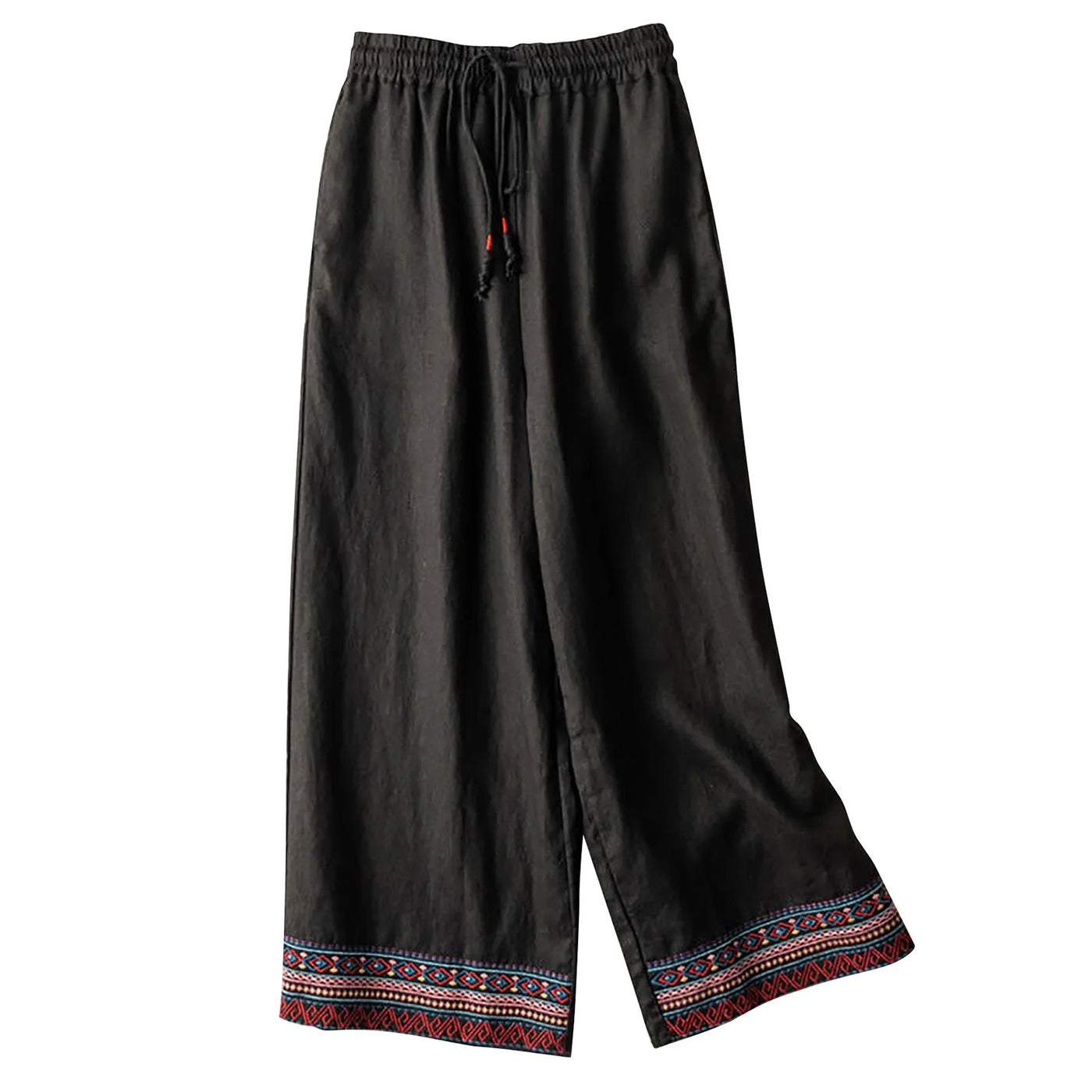 Wera - Vintage Baumwolle Leinen Boho Hose