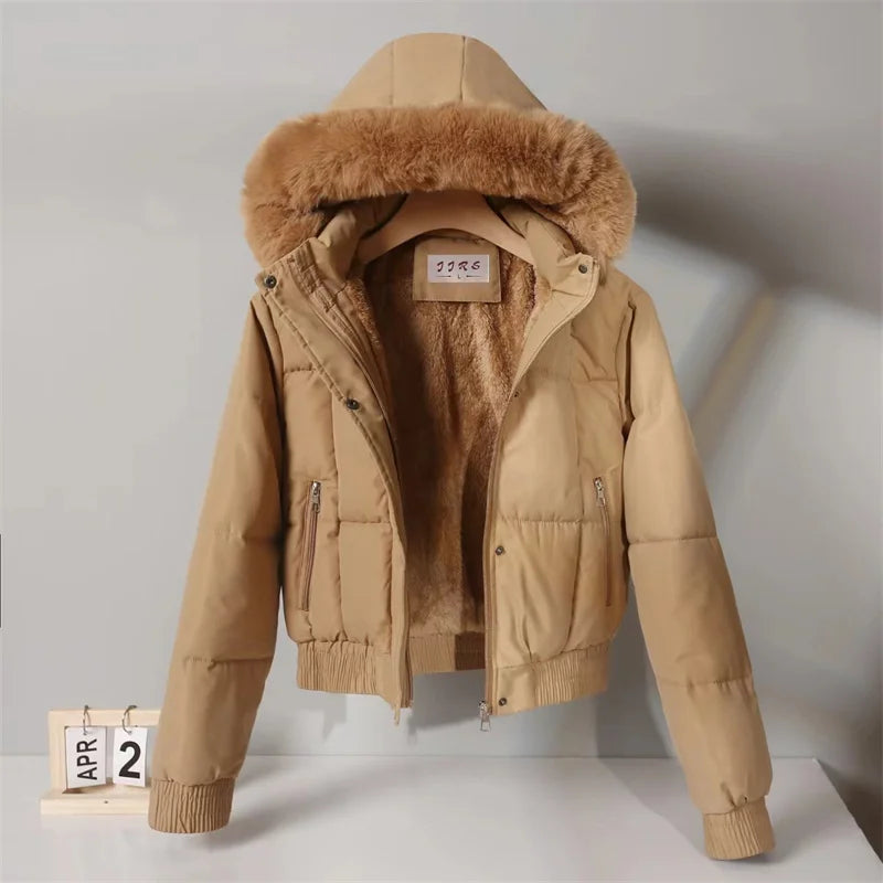 Benedict - Warme Pelz-Pufferjacke - Winddicht