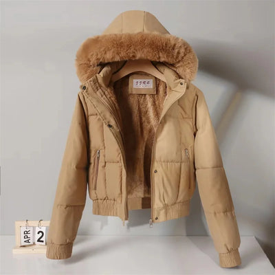 Benedict - Warme Pelz-Pufferjacke - Winddicht