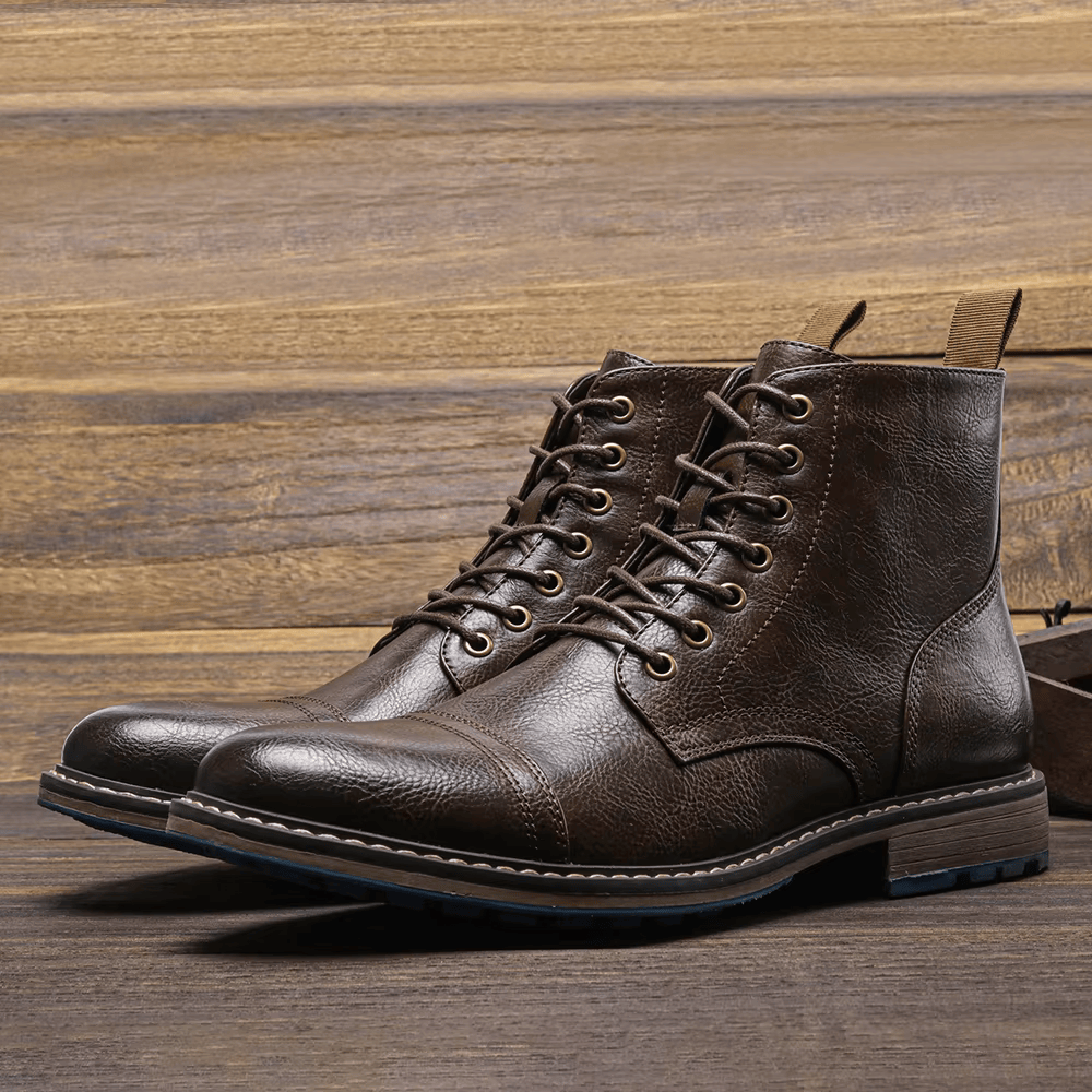 Bramwell | Modische Lederstiefeletten