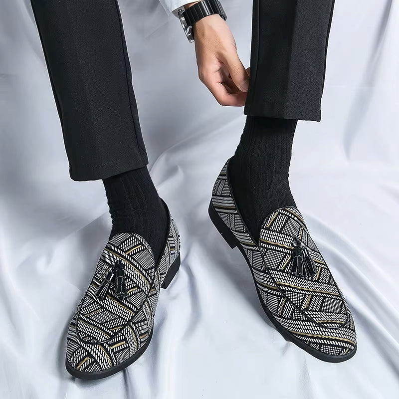 Ingo |  Halbschuhe aus Leder im Retro-Stil