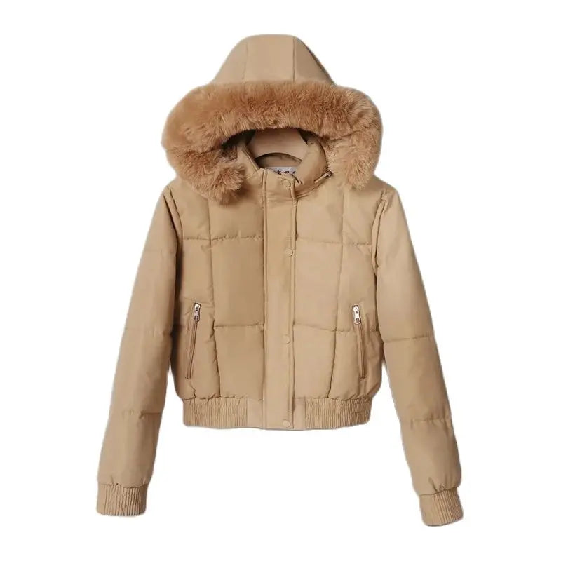 Benedict - Warme Pelz-Pufferjacke - Winddicht