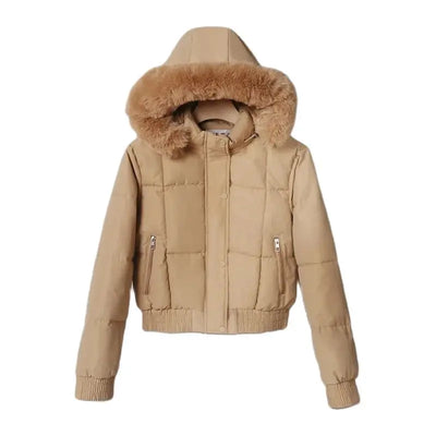 Benedict - Warme Pelz-Pufferjacke - Winddicht