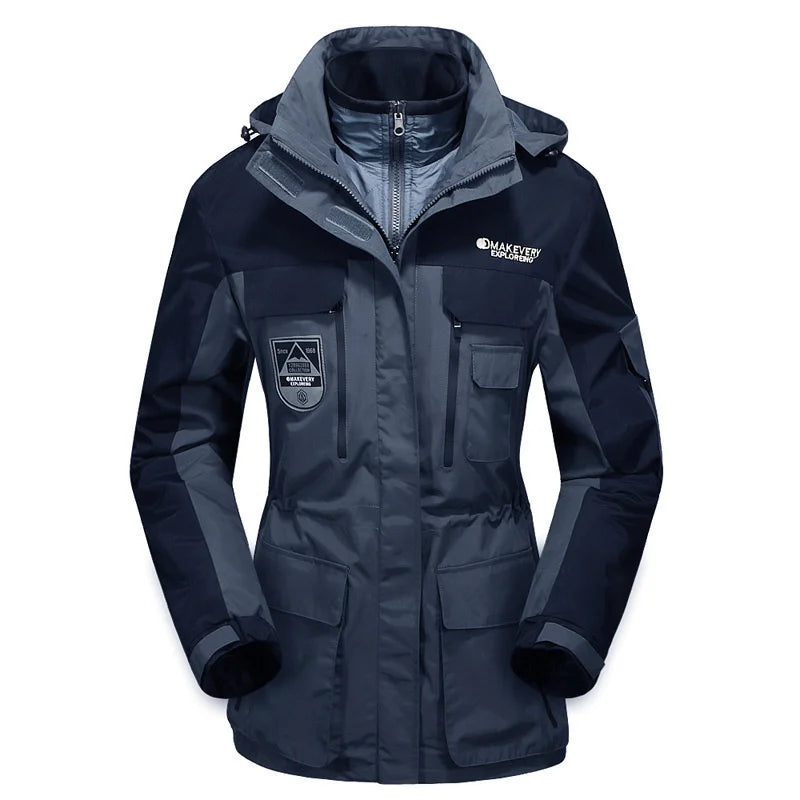 Malia - Lange wasserdichte Wanderjacke - Unisex