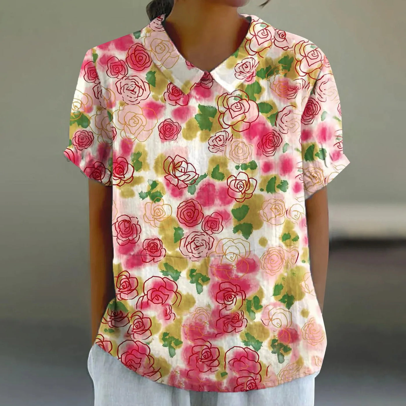 Noë - Bunte Top mit Blumen
