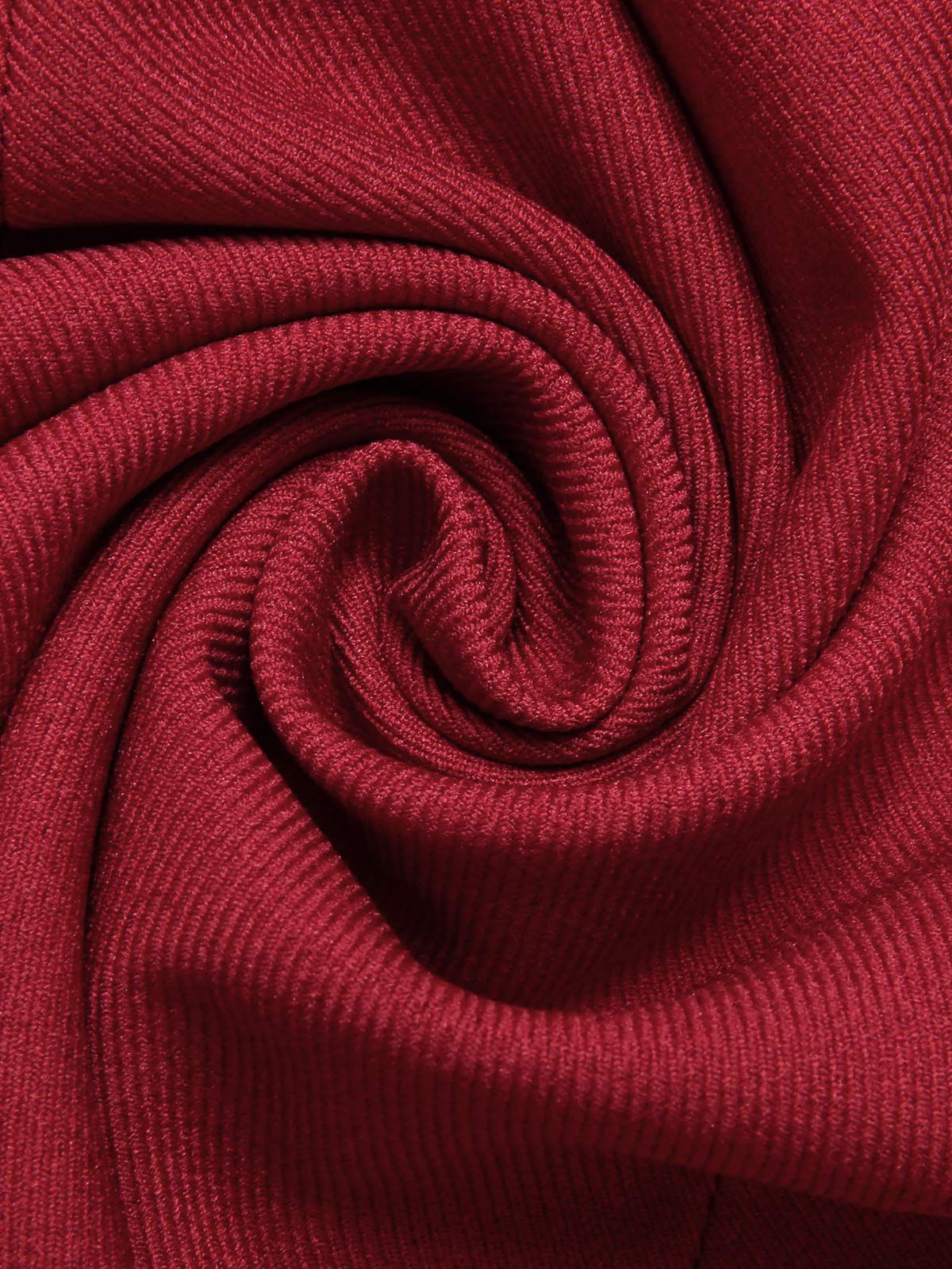 Roter 1950er doppeltem Revers Reversmantel