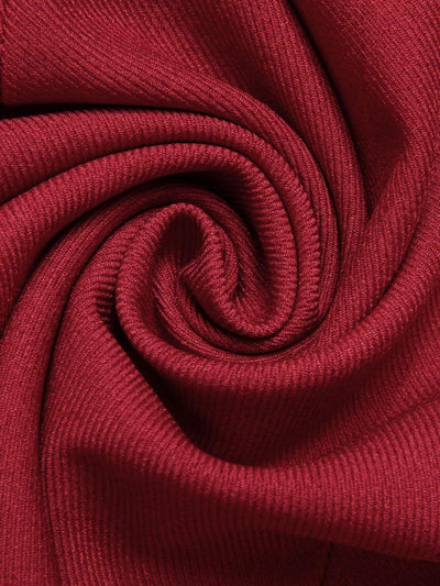 Roter 1950er doppeltem Revers Reversmantel