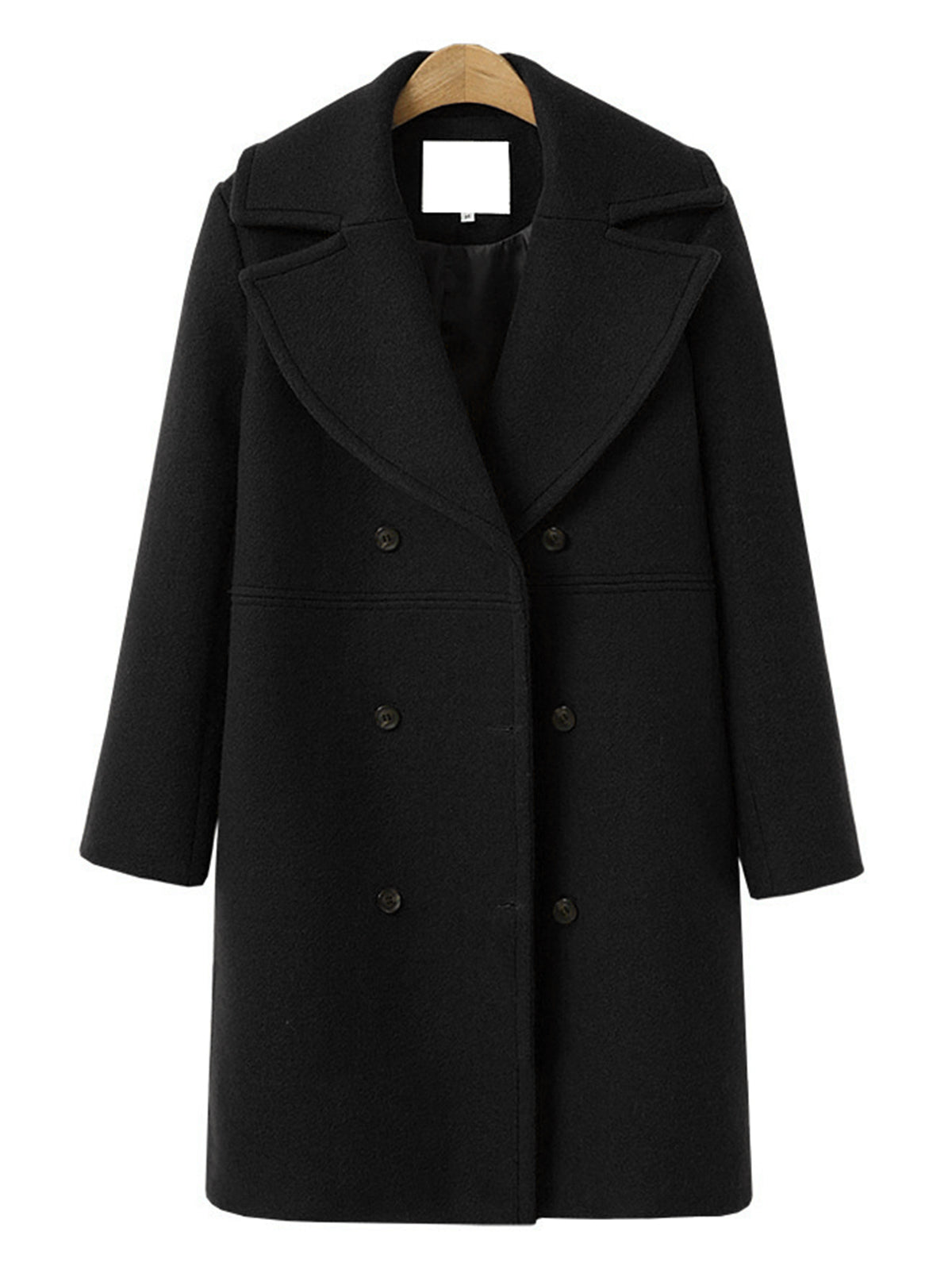 1940er Revers solider Winter Mantel