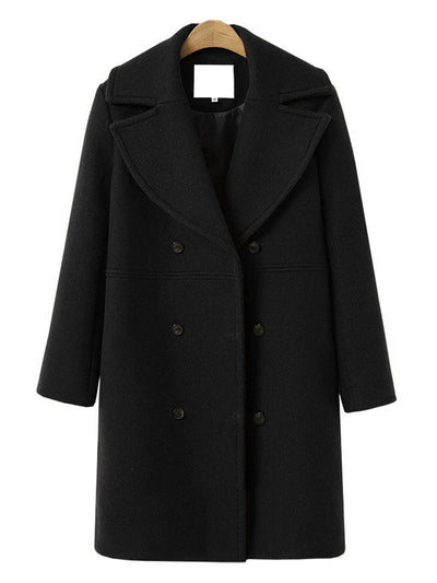 1940er Revers solider Winter Mantel