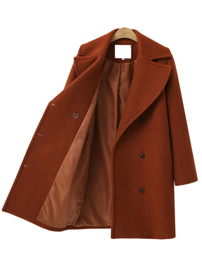 1940er Revers solider Winter Mantel
