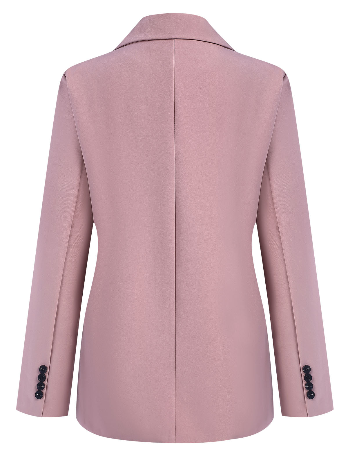 Rosa 1940er Knöpfen Solide Vintage Blazer