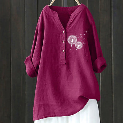 Xai - Vintage Blumen druck Blusen