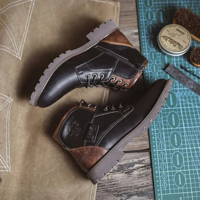 Ewald | Lässige Lederstiefel für Männer im britischen Stil