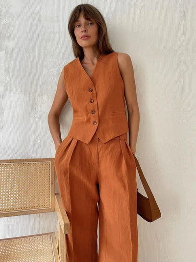 An - 2 Teiliges Leinenset