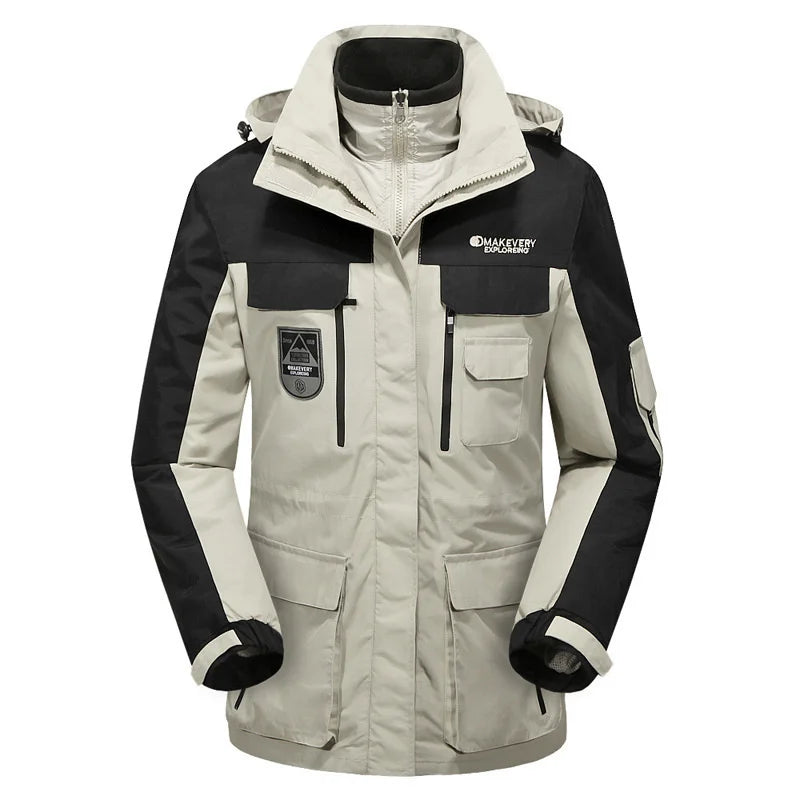 Malia - Lange wasserdichte Wanderjacke - Unisex