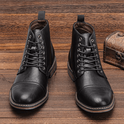Bramwell | Modische Lederstiefeletten