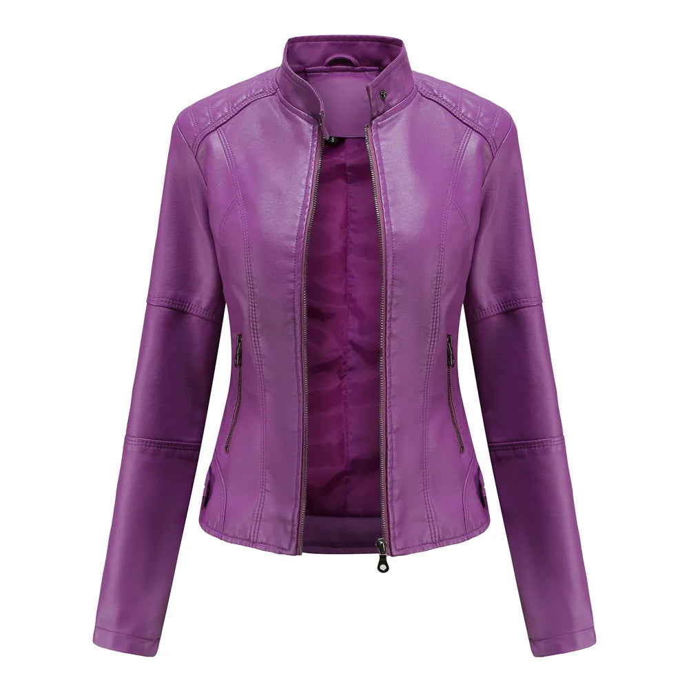 Gianinna - Elegante Bikerjacke aus Leder