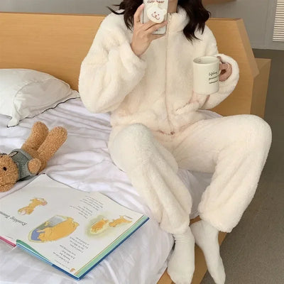 Ursula - Warm Wolle Pyjama für Frauen