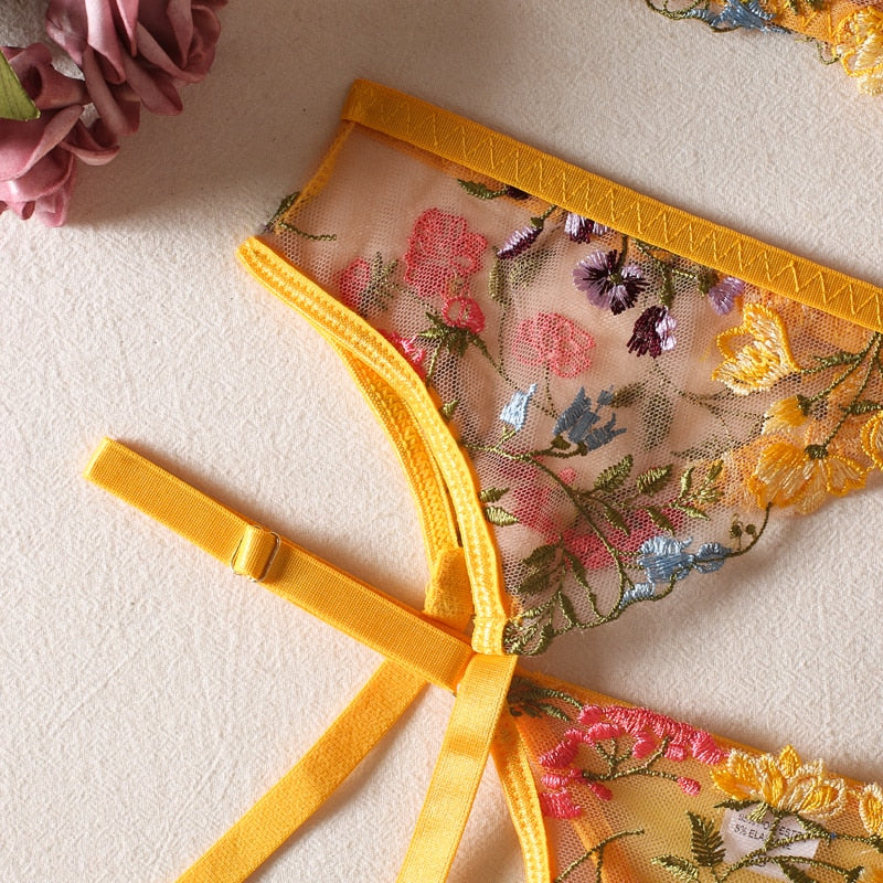 Margherita | Set di lingerie francese 3 pezzi