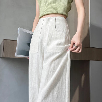 Alexa - Vintage Boho Hose mit Wiese Hosenbeine
