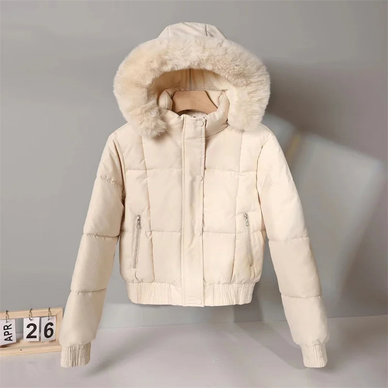 Benedict - Warme Pelz-Pufferjacke - Winddicht