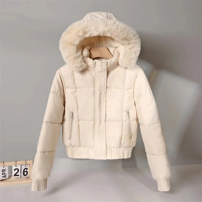 Benedict - Warme Pelz-Pufferjacke - Winddicht