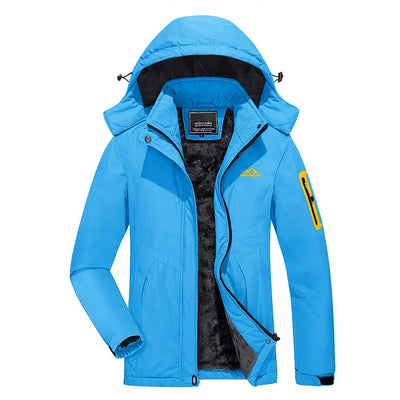 Tiana - Lange wasserdichte Wanderjacke - Abnehmbare Kapuze
