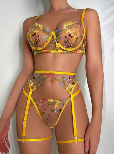 Margherita | Set di lingerie francese 3 pezzi