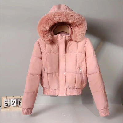 Benedict - Warme Pelz-Pufferjacke - Winddicht