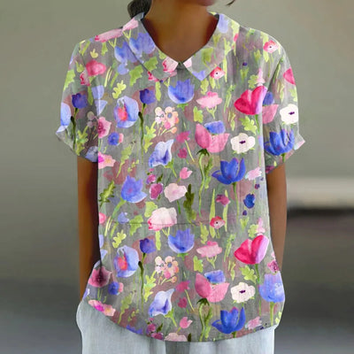Noë - Bunte Top mit Blumen