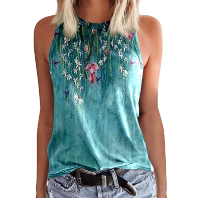 Joya - Bunte Leinen Top