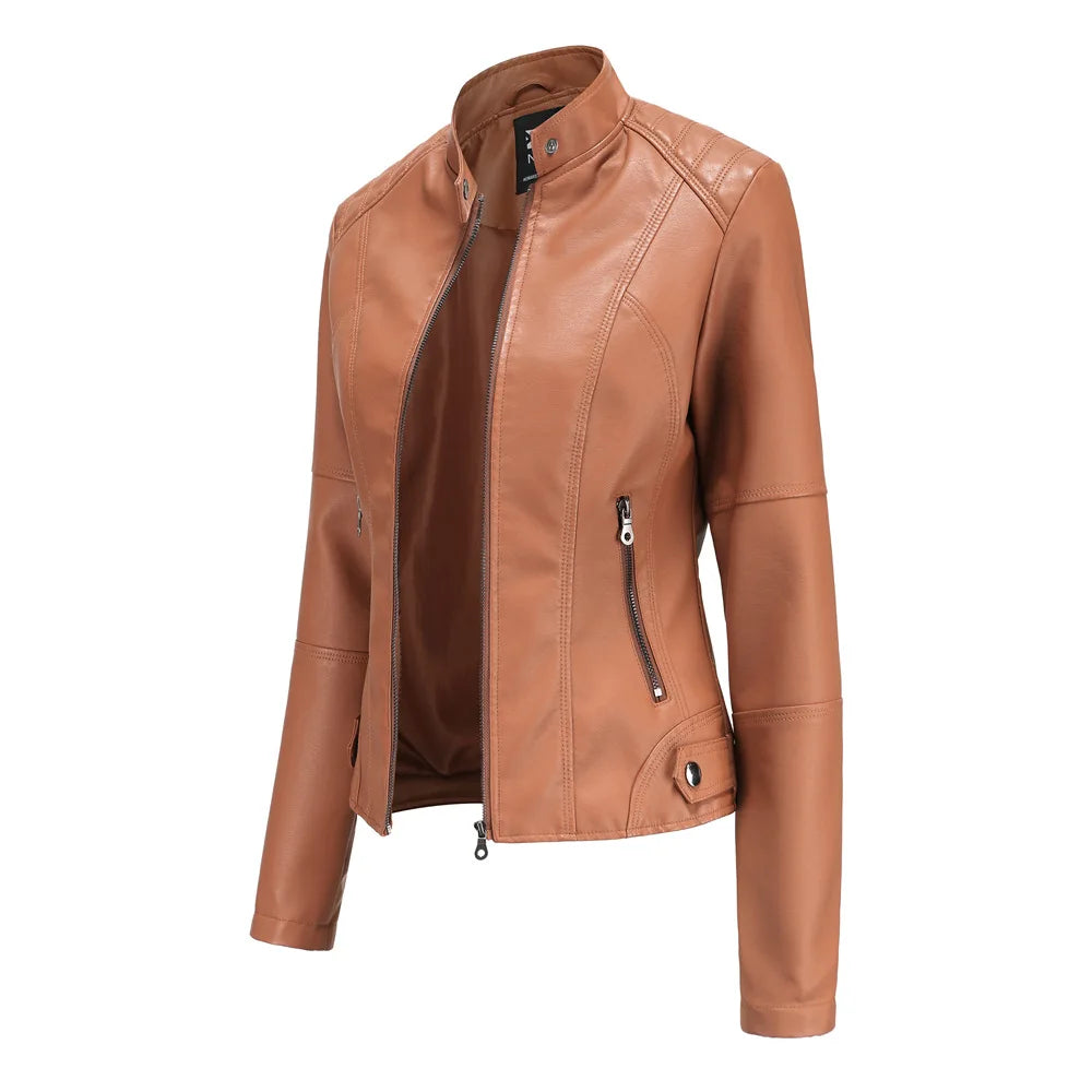 Gianinna - Elegante Bikerjacke aus Leder