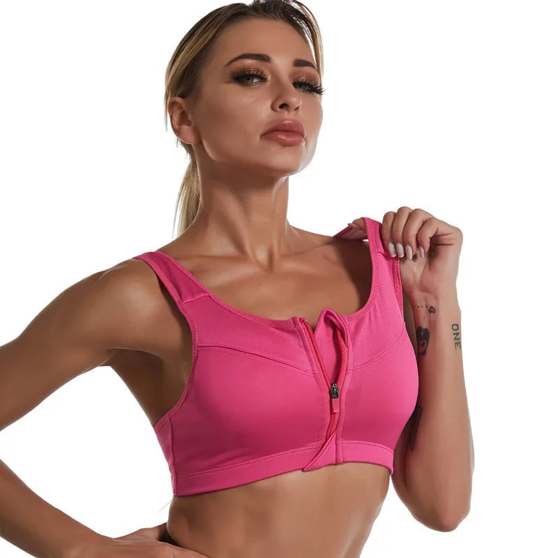 Nadine | Sportliches Crop-Top mit Push-Up-BH – Für Fitness und Gym