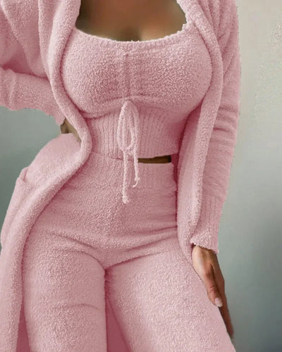 Nina - Pyjama aus Wolle für Frauen