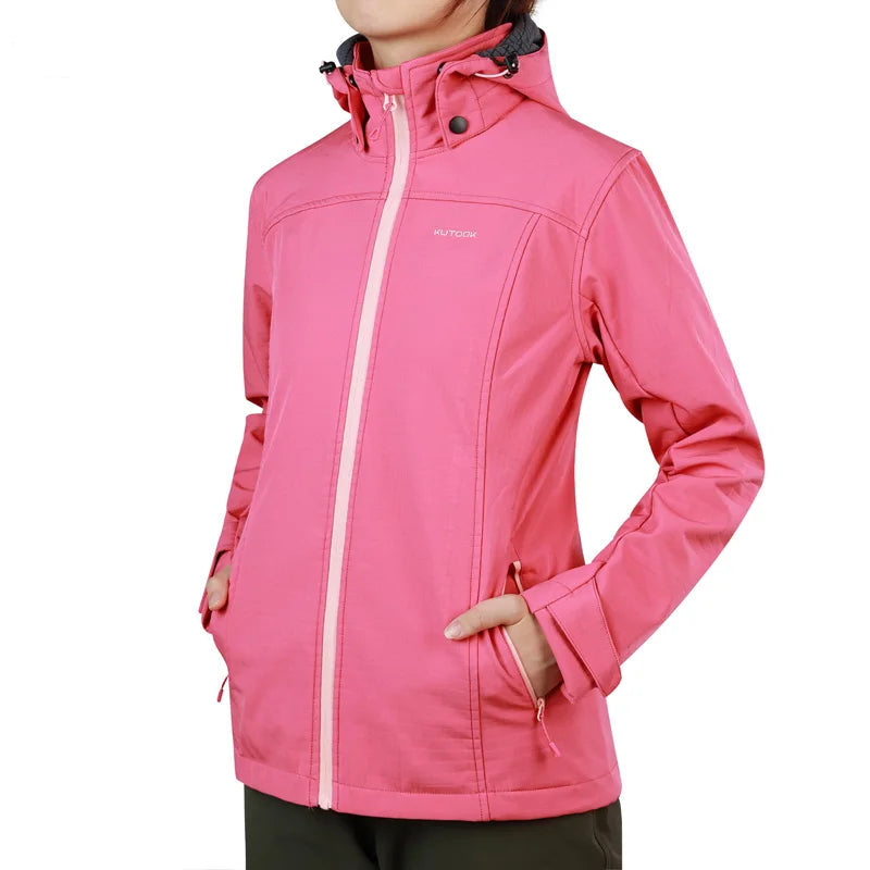Helena - Lange wasserdichte Wanderjacke