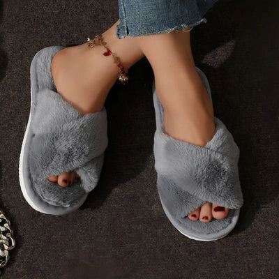 Jelena - Warme Winterpantoffeln