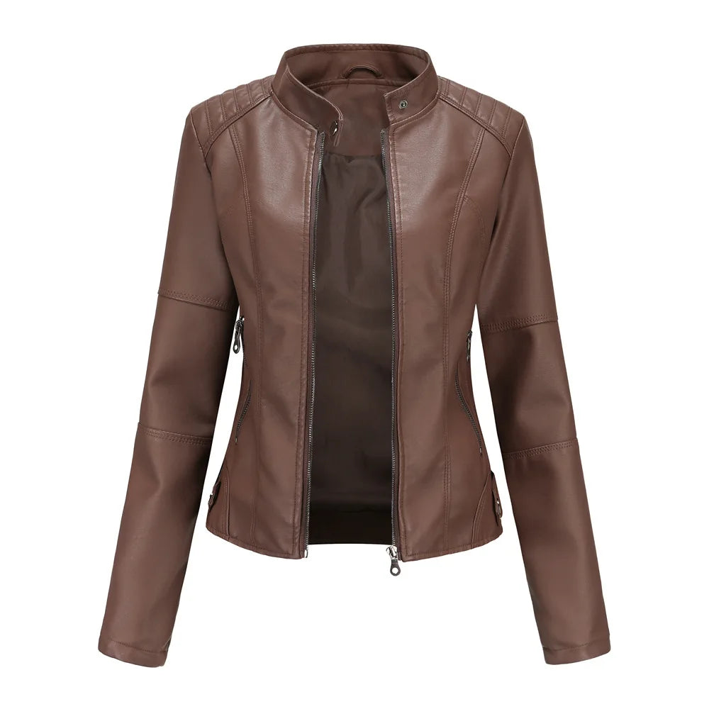 Gianinna - Elegante Bikerjacke aus Leder