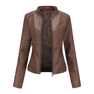 Gianinna - Elegante Bikerjacke aus Leder