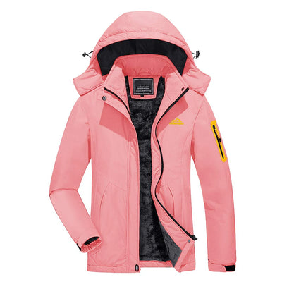 Tiana - Lange wasserdichte Wanderjacke - Abnehmbare Kapuze